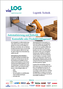 Broschüre Automatisierung und Robotik in der Intralogistik