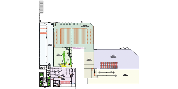 MERA warehouse layout